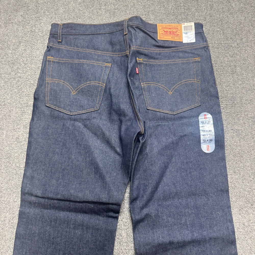 Vintage Levis Jeans Mens 40X32 Blue 517  Red Tab Deadstock 90s Bootcut USA